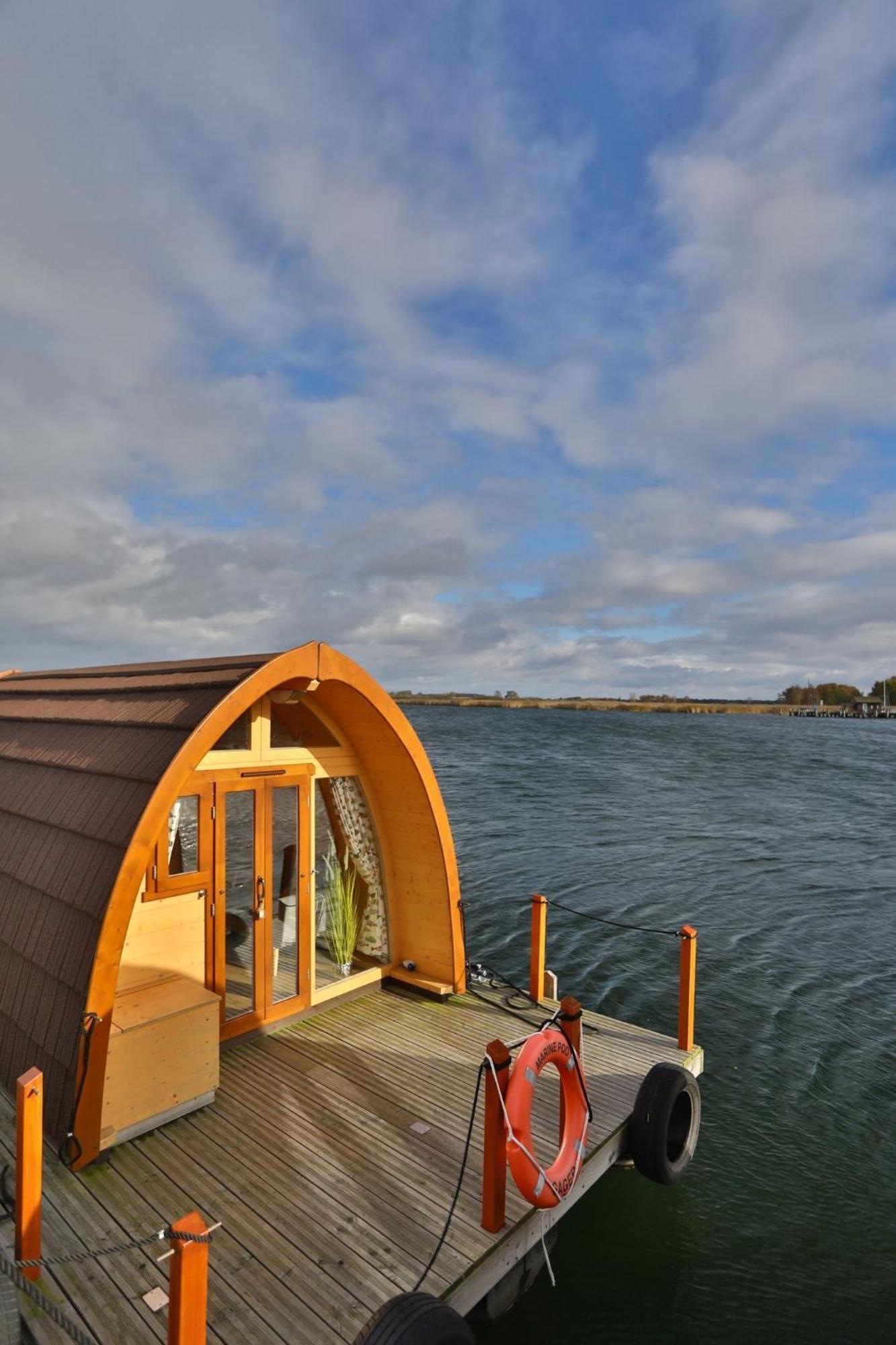 Hotel Hausboot Dotterbart Gager Exterior foto